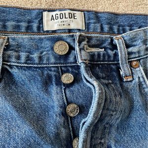 Agolde denim shorts, size 27
